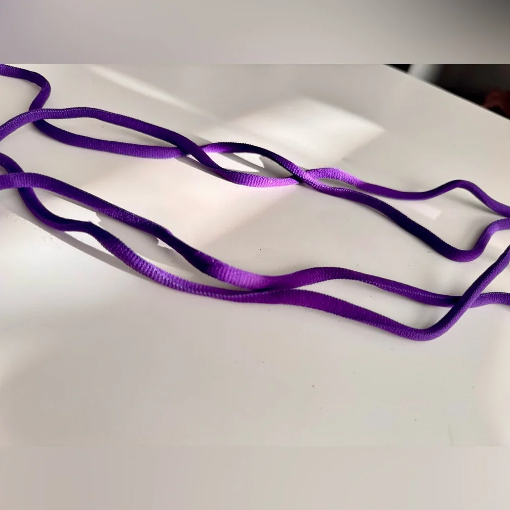 Purple Oval-Style Athletic Sneaker Shoelaces 44” NEW